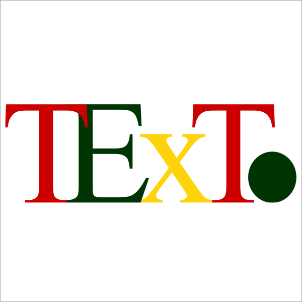 Logo TExT. 