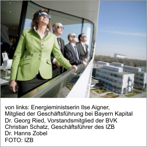 Ilse Aigner, Dr. Georg Ried, Christian Schatz, Dr. Hanns Zobel Sonnenfinsternis 2015